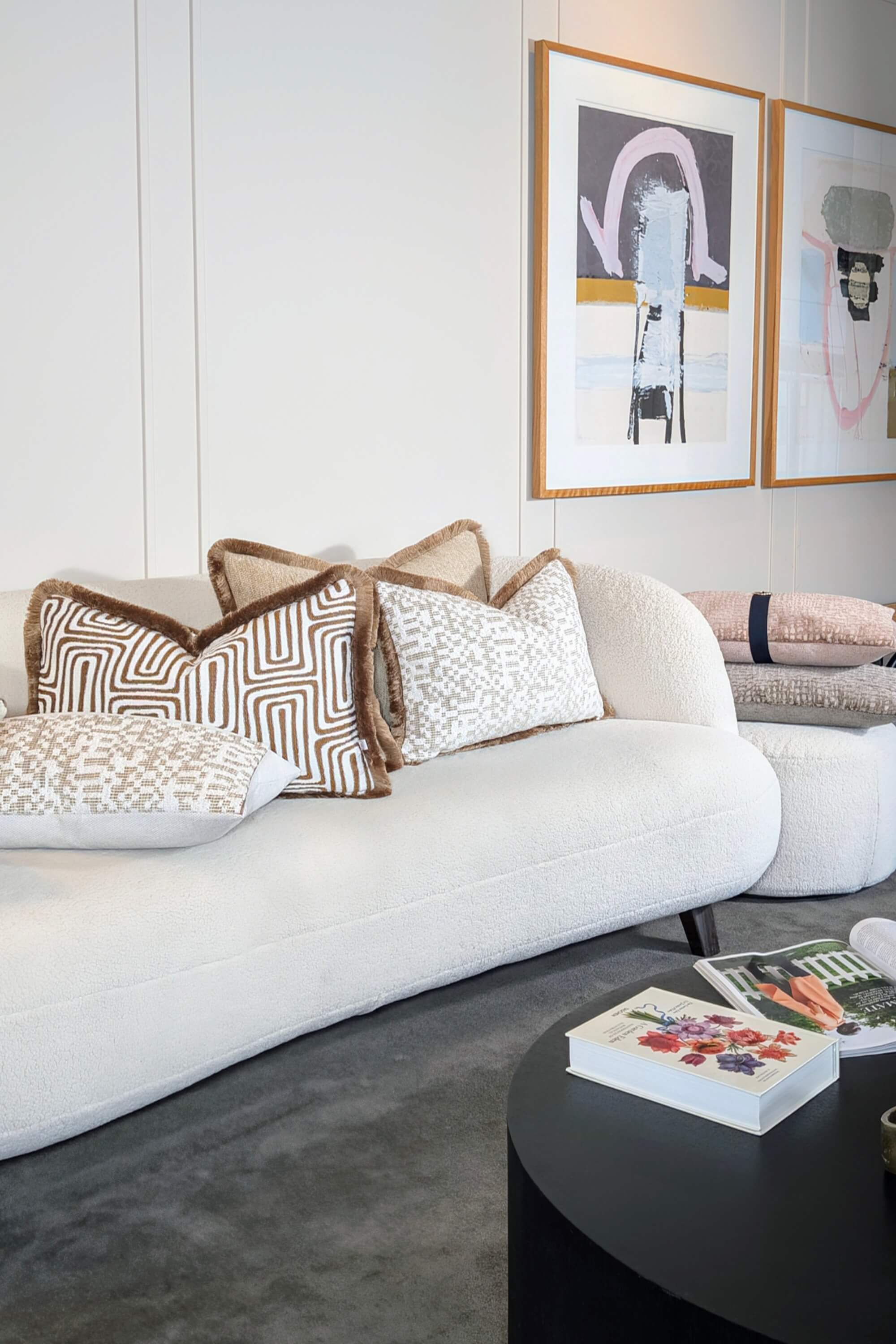 Labyrint Beige | Franjes