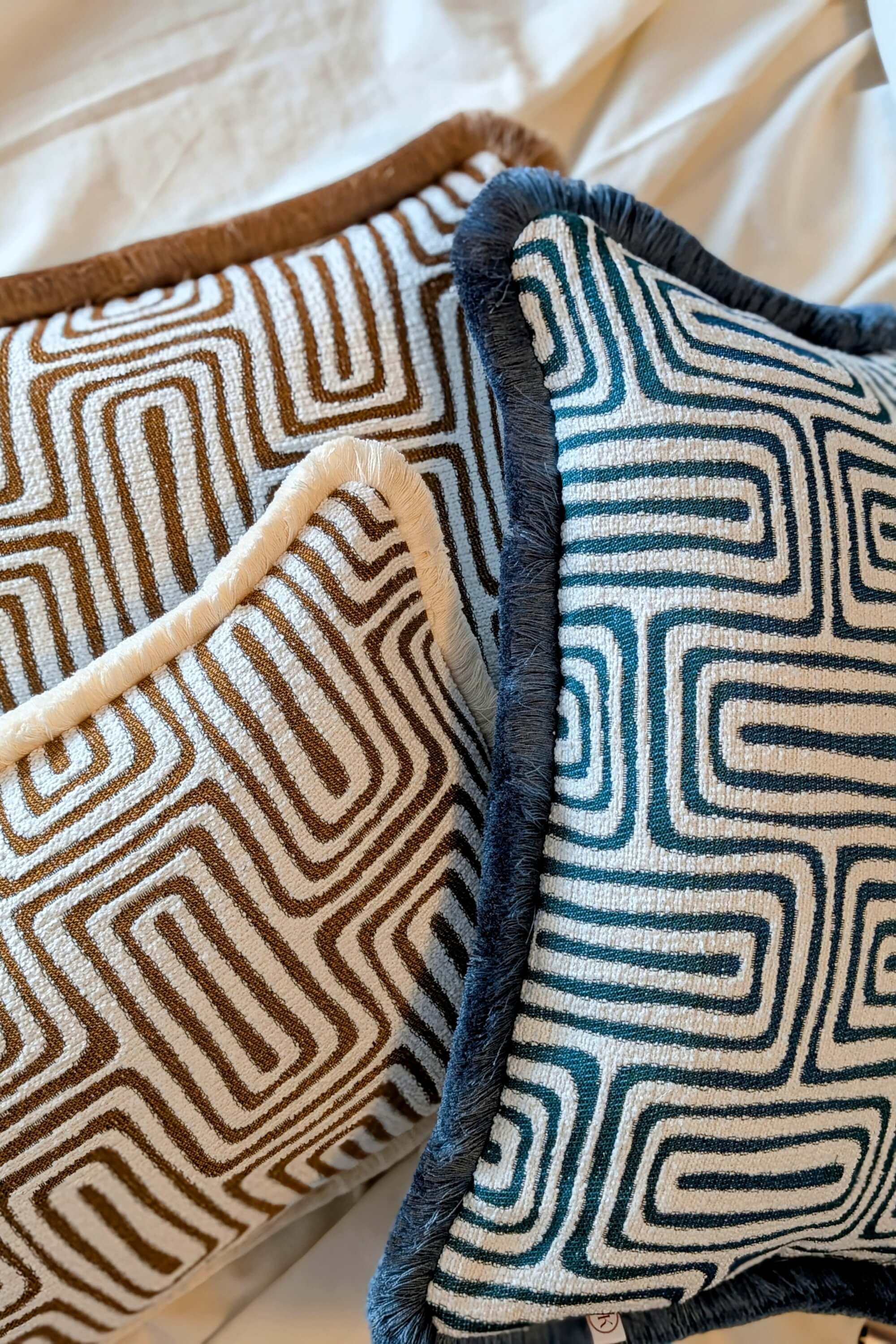 Labyrint Beige | Franjes